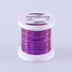 Hends Perdigone Pearl Body Tinsel PBF114 1/69 11m - Violet with UV Effect