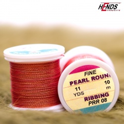 Hends Pearl Round Ribbing PRR08 10m - Red