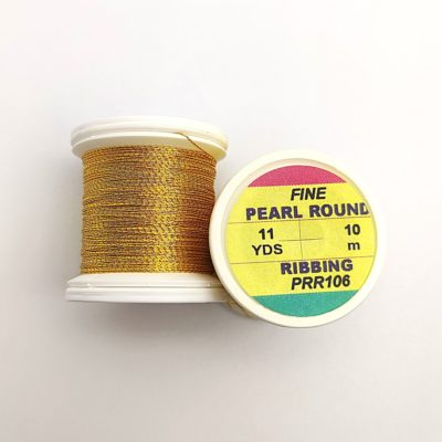 Hends Pearl Round Ribbing PRR106 10m - Gold Yellow