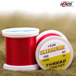 Hends Ultrafine Thread VNU107 0,04mm 91m - Red