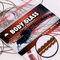 Hends Body Glass Round BGK22 - Rusty Brown