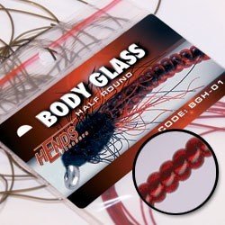 Hends Body Glass Round BGK93 - Dark Red