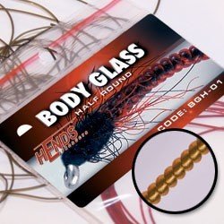 Hends Body Glass Half Round BGP02 - Orange