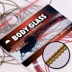 Hends Body Glass Half Round BGP10 - Light Brown