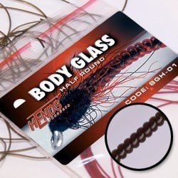 Hends Body Glass Half Round BGP30 - Black