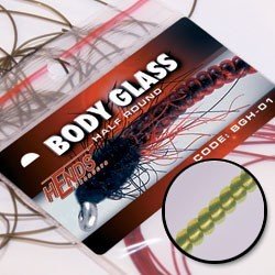 Hends Body Glass Half Round BGP90 - Fluo Yellow