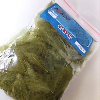 Hends CDC Feathers 1g CDC14 - Olive/Yellow