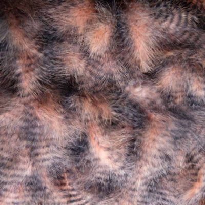 Hends Grizzly Marabou Feathers GM314 - Salmon / Black Striped