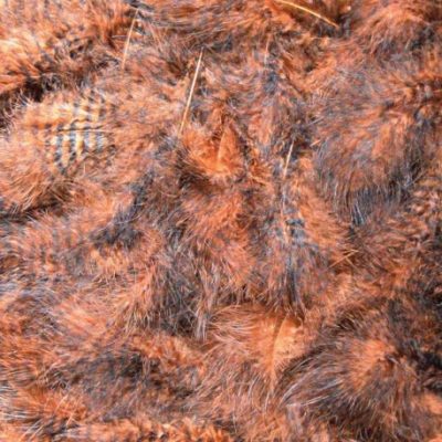 Hends Grizzly Marabou Feathers GM328 - Cinnamon / Black Striped
