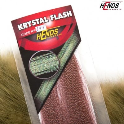 Hends Krystal Flash KF244 - Dark Brown with Brown Shine