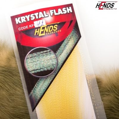 Hends Krystal Flash KF42 - Orange with Yellow Shine
