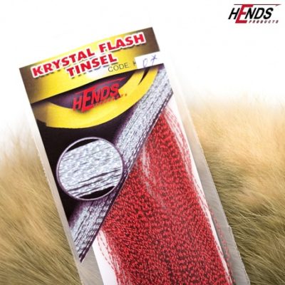 Hends Krystal Flash Tinsel KFT07 - Red