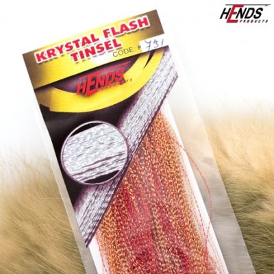 Hends Krystal Flash Tinsel KFT731 - Red/Orange/Light Gold