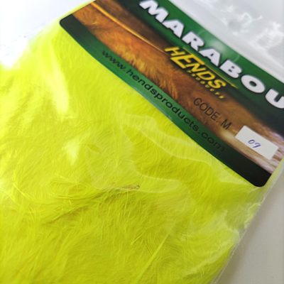 Hends Marabou Feathers M09 - Fluo Yellow