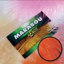 Hends Marabou Feathers M15 - Red/Orange
