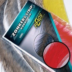 Hends Zonker Strips Rabbit Fur 3mm Z04 - Red