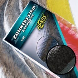 Hends Zonker Strips Rabbit Fur 3mm Z09 - Black