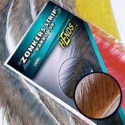 Hends Zonker Strips Rabbit Fur 4mm Z12 - Rusty Brown