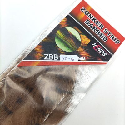 Hends Zonker Strips Barred 6mm ZBB05 - Brown/Black Stripes