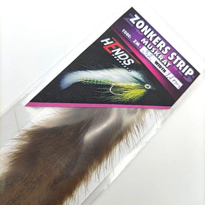 Hends Zonker Strips Muskrat 1,5mm ZM32 - Brown Olive