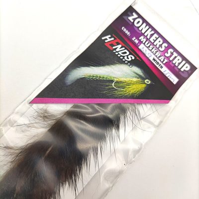 Hends Zonker Strips Muskrat 1,5mm ZM339 - Brown Black