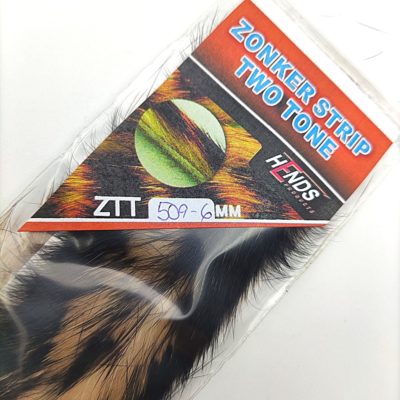 Hends Zonker Strips Two Tone Rabbit 6mm ZTT509 - Beige/Black