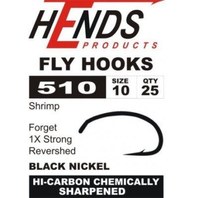 Fly Tying Hook Hends 510 – Size 10 Bronze