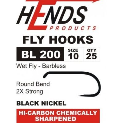 Fly Tying Hook Hends BL200 – Size 14