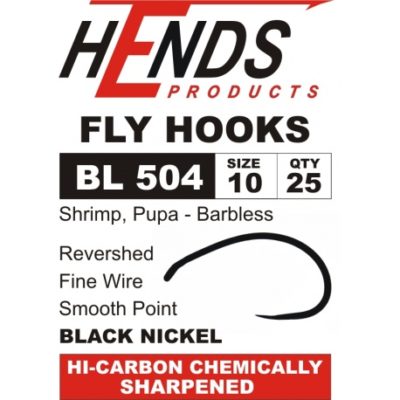 Fly Tying Hooks Hends BL354 – Size 18