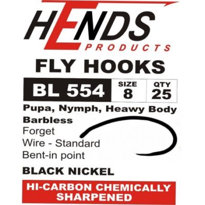 Fly Tying Hook Hends BL554 – Size 10