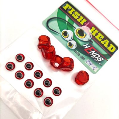 Hends Fish Head 6mm FIH08 - Red