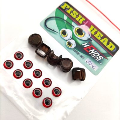 Hends Fish Head 6mm FIH30 - Black