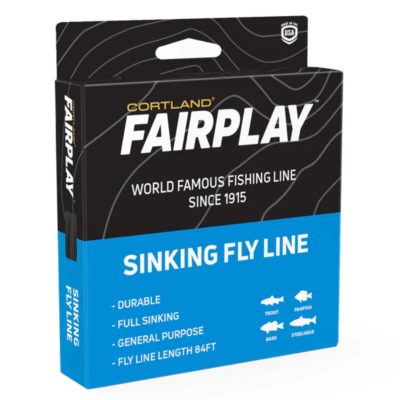 CORTLAND 5/6 WT FLY LINE + REEL and backing GRATIS