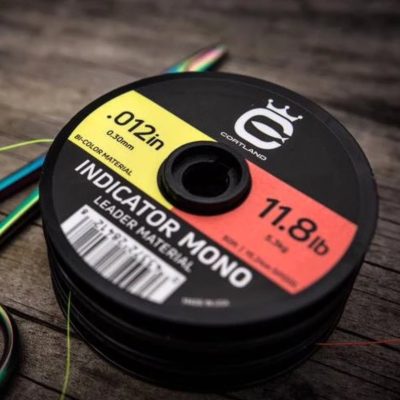 Bicolor Indicator Leader material CORTLAND MONO - 15m - 0,178mm