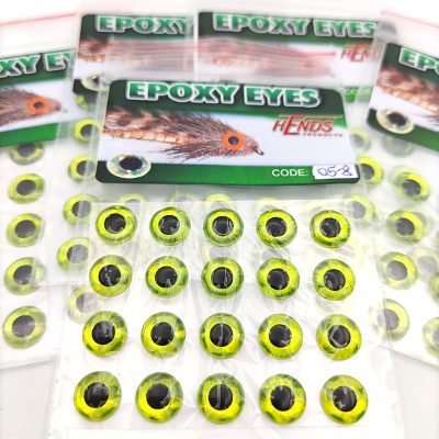 Hends Epoxy Eyes 3mm EE05 - Holographic Yellow