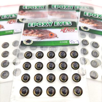 Hends Epoxy Eyes 5mm EE50 - Holographic Black