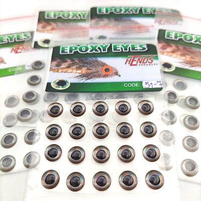 Hends Epoxy Eyes 4mm EE51 - Holographic Grey