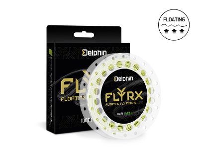 Fly Fishing Line Delphin FLYRX WF4-F 100ft - Floating