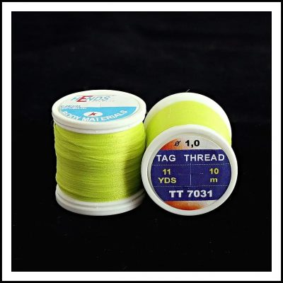 Hends Tag Thread 1mm 10m TT7031 - Chartreuse