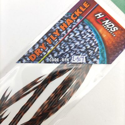 Hends Dry Fly Hackle DFHL351 #L - Grizzly Red