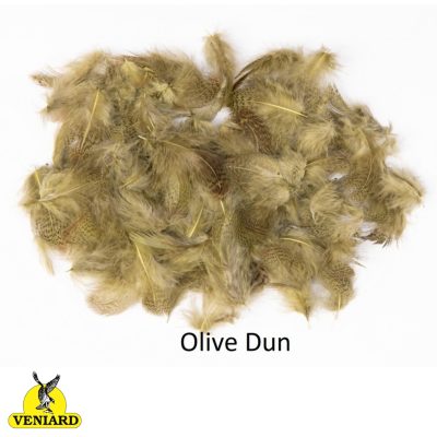 Veniard English Partridge Grey Neck Feathers - Olive Dun - 1g