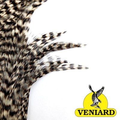 Veniard Premium Cock Capes - Neck - Grizzly