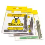 Veniard Hand Stripped Peacock Quills - Green
